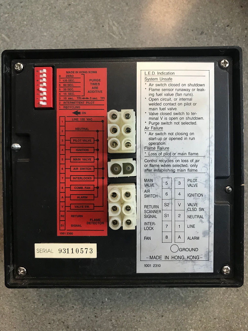 Miniature : Veri-Flame Flame Monitoring Control
