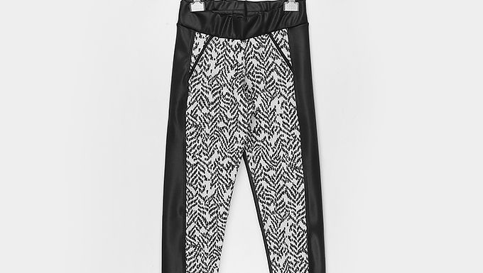 Calça Infantil Marlan Estampada Feminina