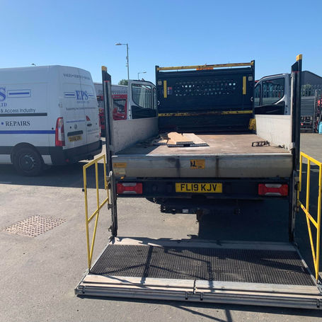 Rear tail lift loler inspection in wrexham
