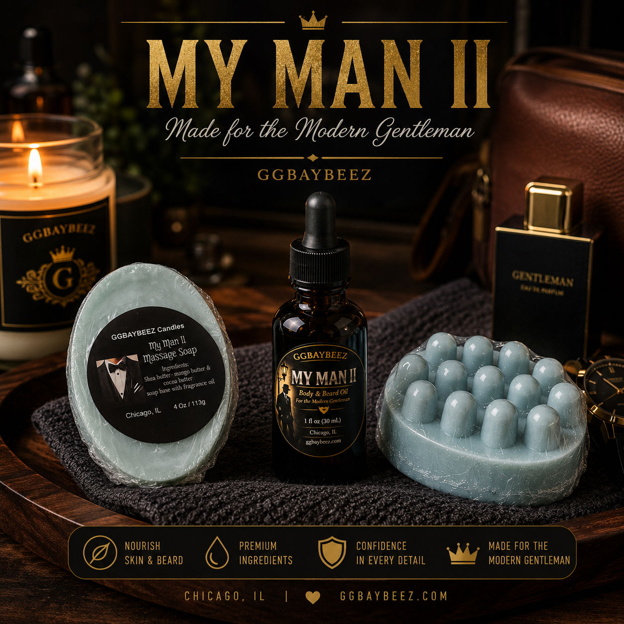 My Man ll beard oil & soap
