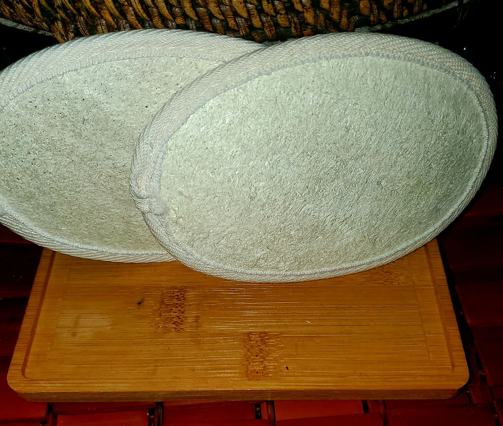 Organic bamboo Loofah Body scrubs