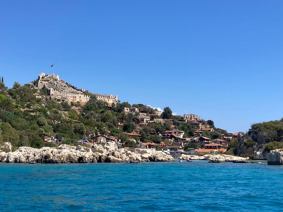 Ankern in Kekova vor Kaleücagiz