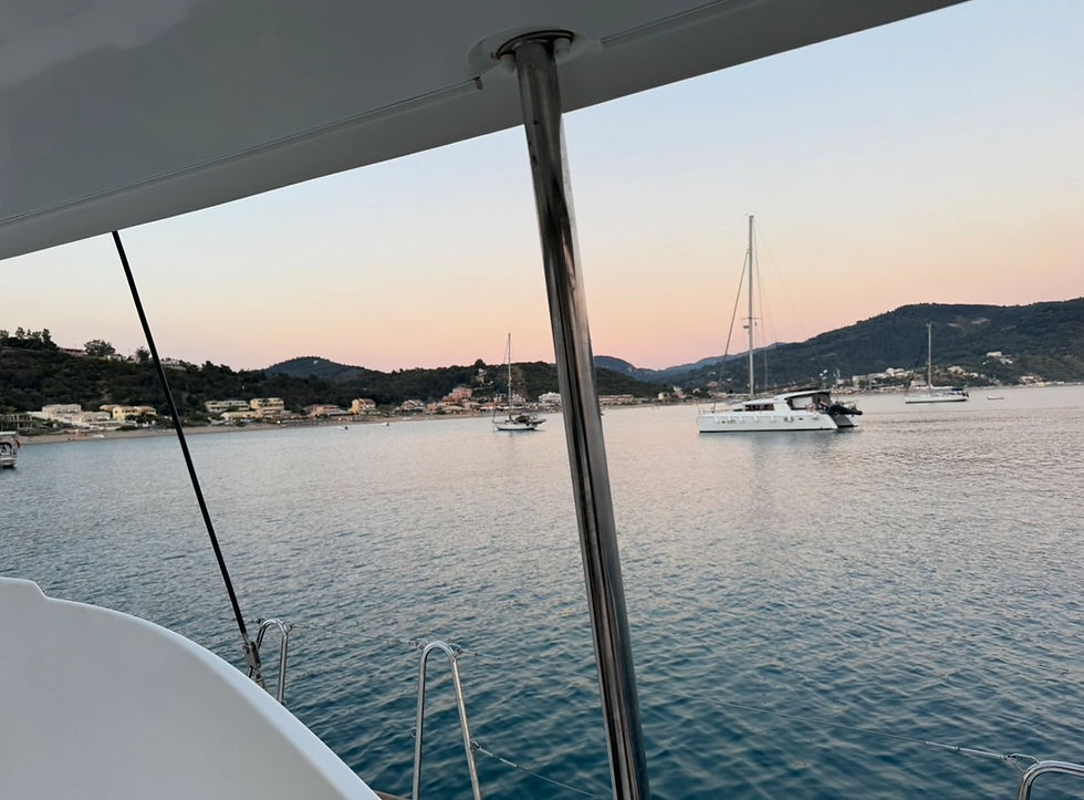 Bucht von Afionas Griechenland