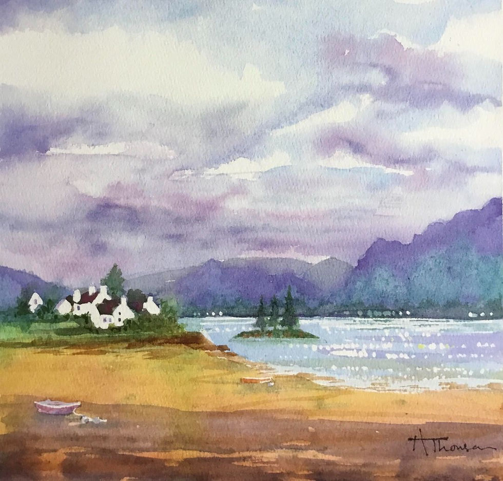 A Summers Day, Plockton, Kyle