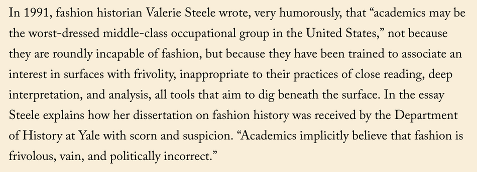 Caring about Fashion is Serious Business