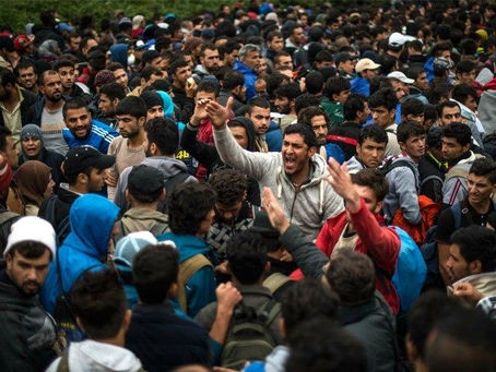 Illegal migrants demanding their benefits