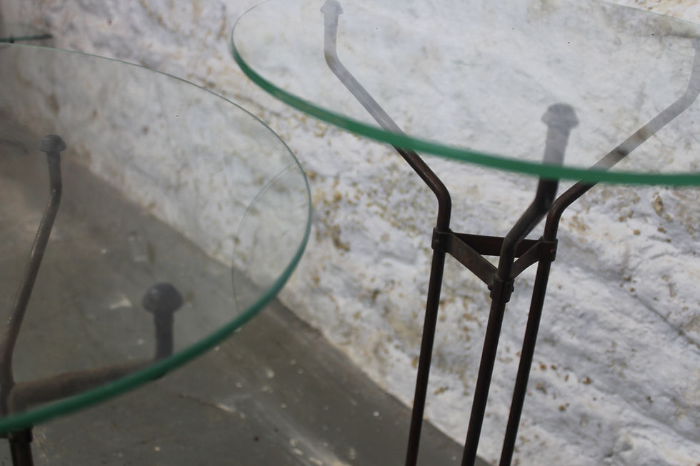 Thumbnail: SET OF VINTAGE DISPLAY TABLES