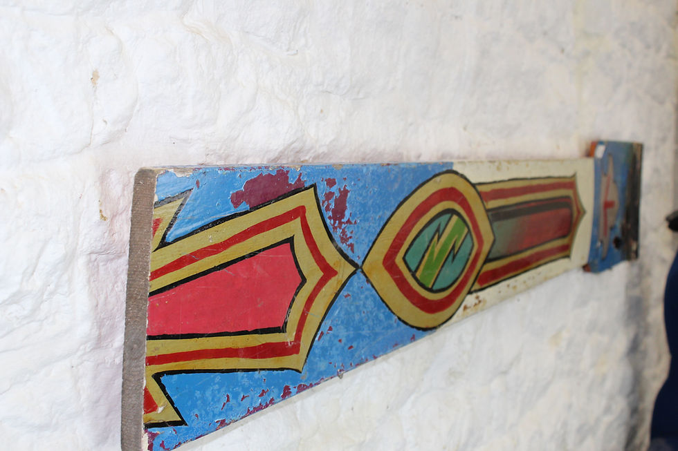 Thumbnail: HAND PAINTED FAIRGROUND WOODEN PANEL