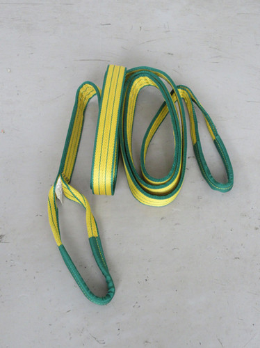 Triang SCALEXTRIC TYPHOON （黄色/緑ヘル） 色分けスリングベルトⅣE 黄色 50mm幅x6m 強度2t | ワイヤーロープで