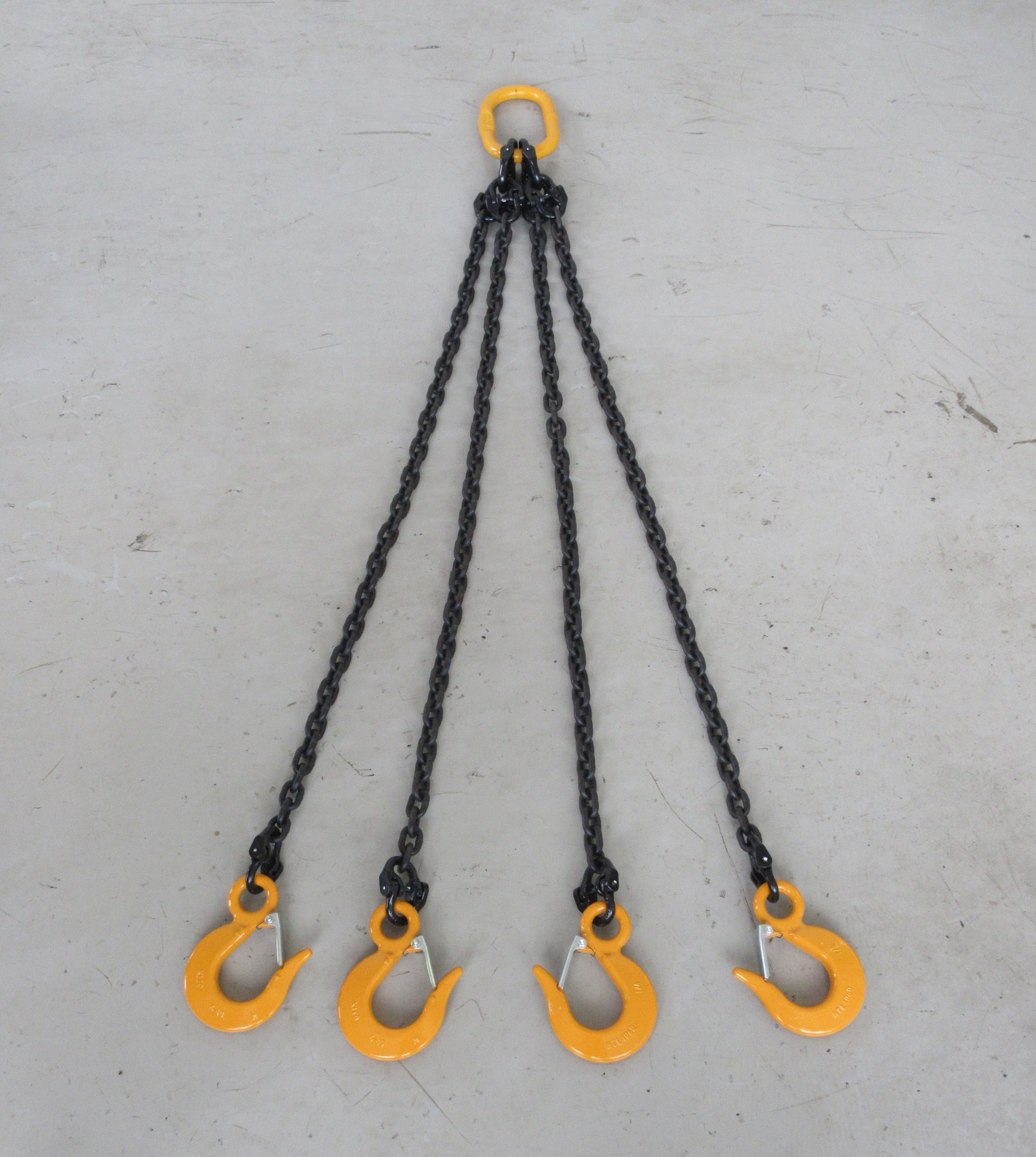 4点吊チェーンスリング・キトーマスターリンク2.4T・キトースリングフック1.1T