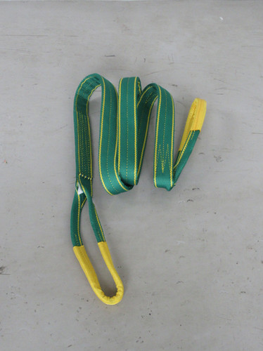 色分けスリングベルトⅣE 緑色 50mm幅x3m 強度2t | ワイヤーロープで