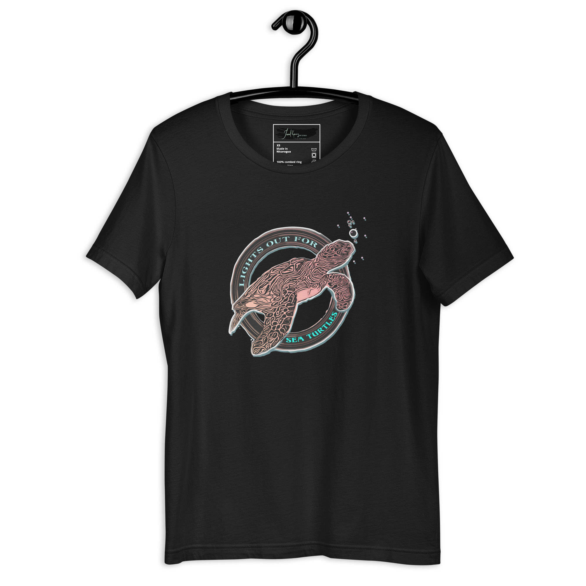 Lights Out for Sea Turtles Unisex t-shirt
