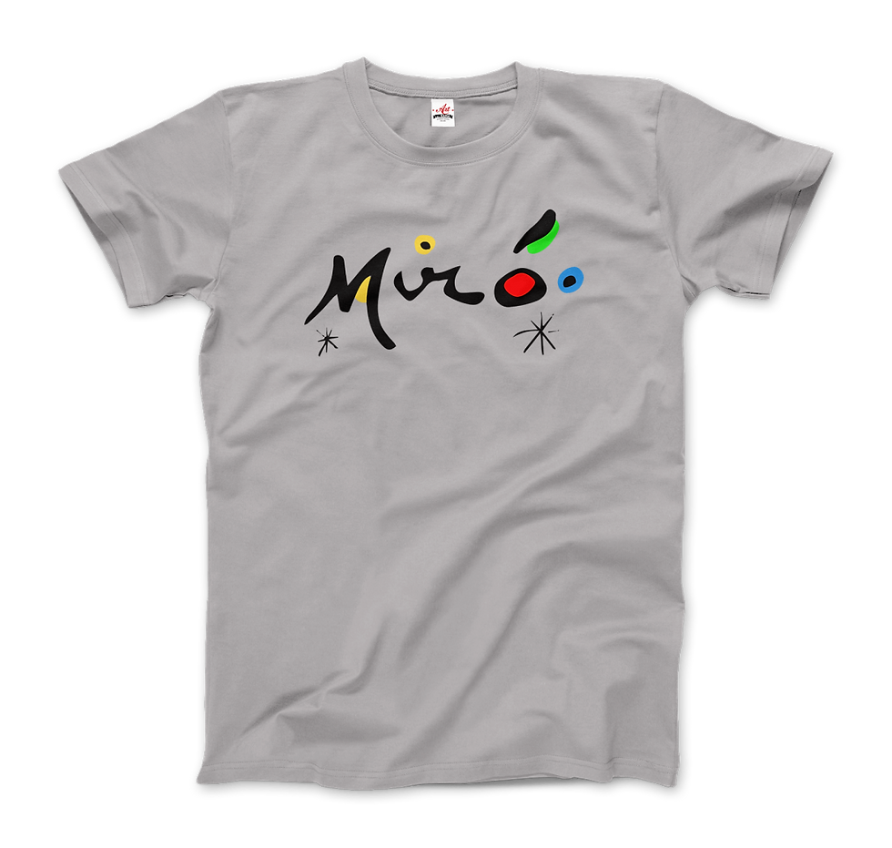 Thumbnail: Joan Miro Colorful Signature Artwork T-Shirt