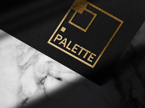 Palette Square - Logo Mockup  - Priyam Vaghasiya