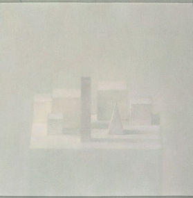 Владимир Вейсберг. Натюрморт с геометри ческими фигурами. 1978. Собрание Игоря Цуканова