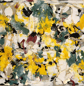 1959 Михнов-Войтенко Абстрактная композиция, 1959 холст, нитроэмаль  41 x 58 см