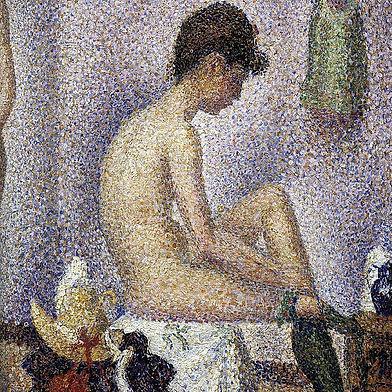 Жорж-Пьер Сёра. Натурщица