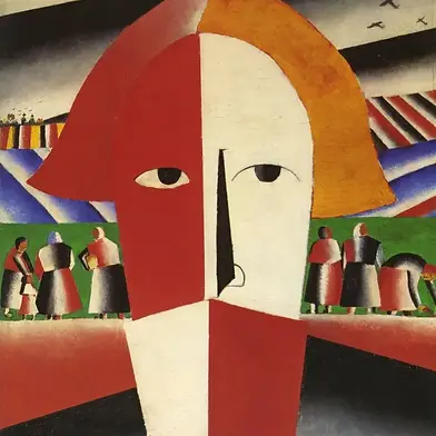 Казимир Малевич. Голова крестьянина 1929, 71.7×53.8 см