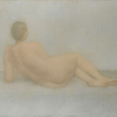 1973 Вейсберг. Лежащая обнаженная. ЧС