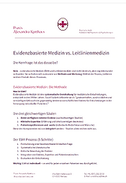 Bild_Evidenzbasierte vs. Leitlinien