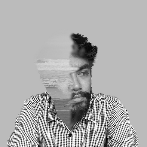 Double exposure bio image.
