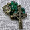 Thumbnail: Celtic Green Agate and Brass Miraculous Medal Car Travel Rosary