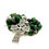 Thumbnail: Anglican Celtic Rosary Beads Green Tigers Eye