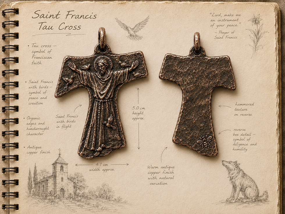 From Sketch to Prayer: Designing a Saint Francis Rosary