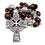 Thumbnail: Maple and Silver Celtic Anglican Rosary