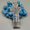 Thumbnail: Carndonagh Cross Anglican Rosary with Persian Jade and Sterling Silver
