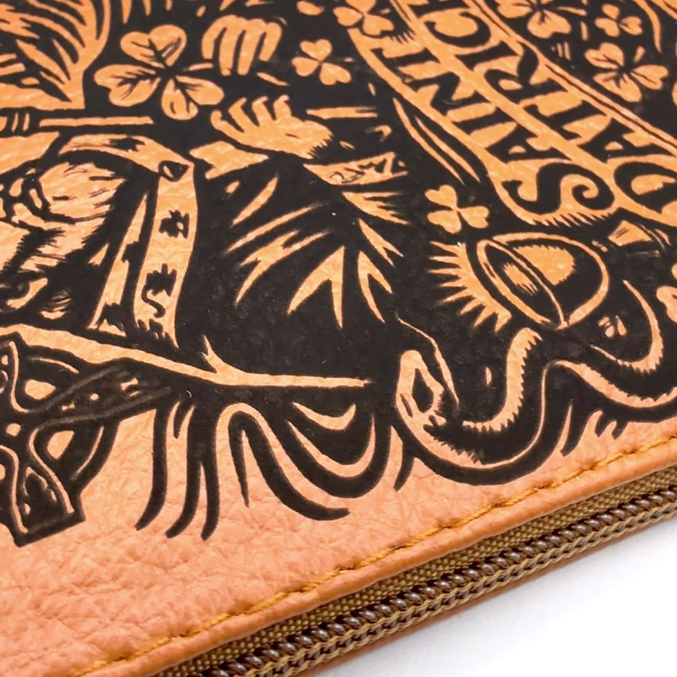Thumbnail: Saint Patrick l Engraved Rosary Pouch | Personalised Rosary case
