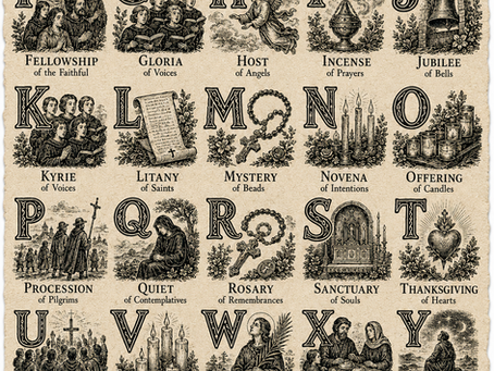 A–Z of collective nouns for faith and prayer