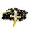 Thumbnail: Black and Gold Azabache Tree of Life Rosary