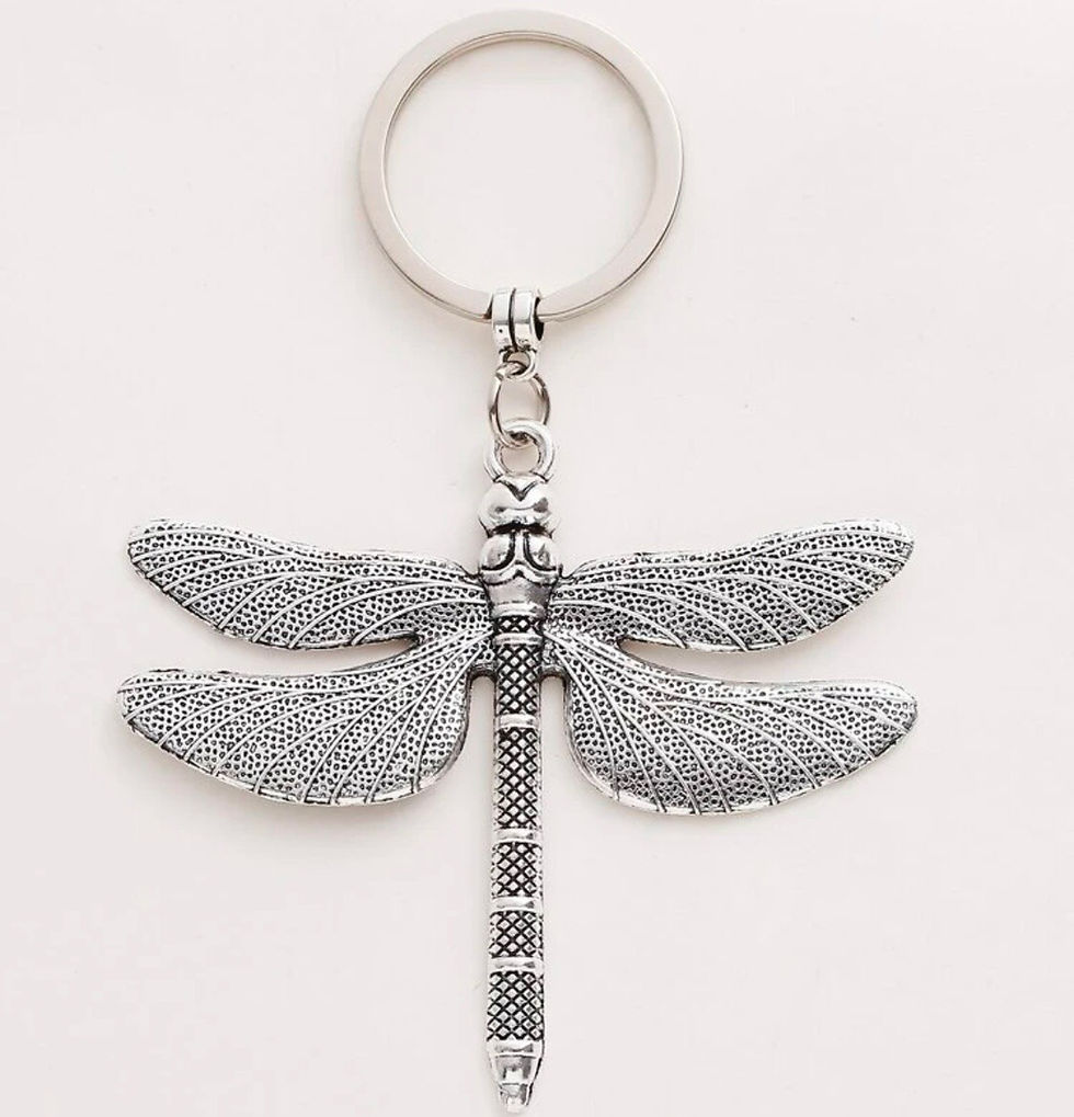 Thumbnail: Dragonfly charm Keyring