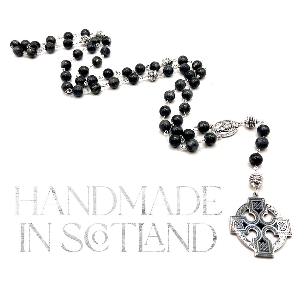 Thumbnail: Gothic Labradorite Celtic Rosary