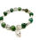 Thumbnail: Handmade Moss Agate Rosary Bracelet with Miraculous Medal