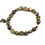 Thumbnail: Handmade Pink Granite Rosary Bracelet with Rose