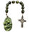 Thumbnail: Madonna and Child Celtic Connemara Marble Tenner Rosary