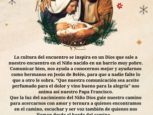 LA PASTORAL DE COMUNICACION SOCIAL LES DESEA FELIZ NAVIDAD