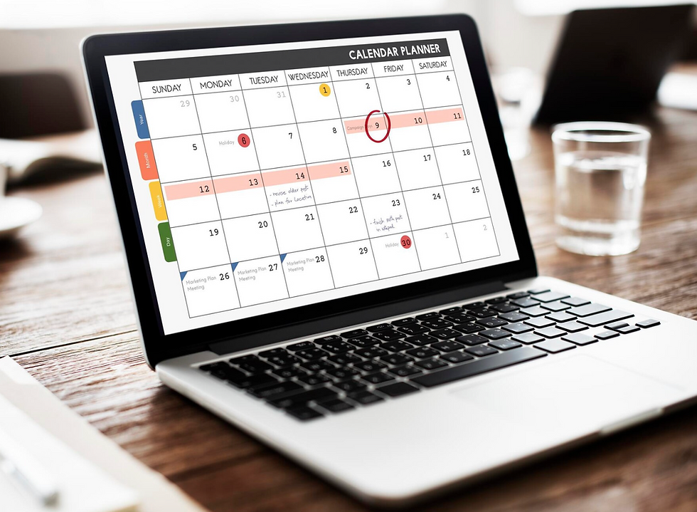 setting schedule
