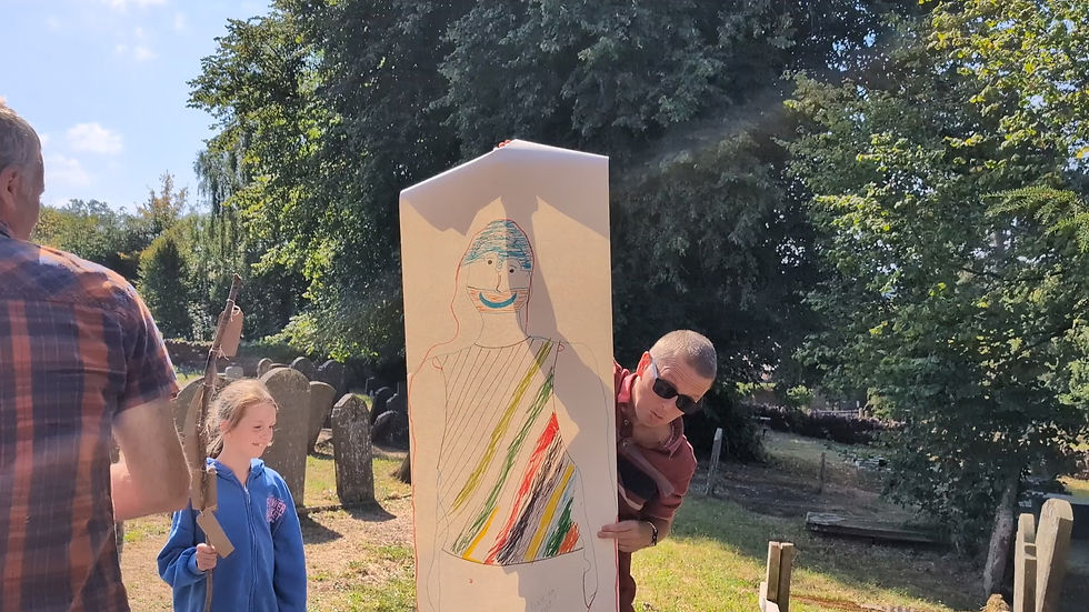 The children's depiction of Goliath