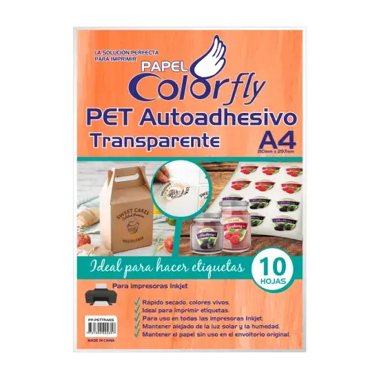 PAPEL PET TRANSPARENTE