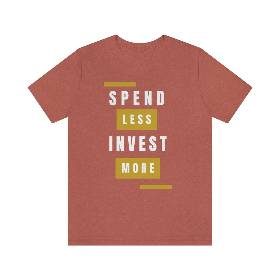 Thumbnail: Spend Less Invest More | Unisex Jersey Short Sleeve Tee