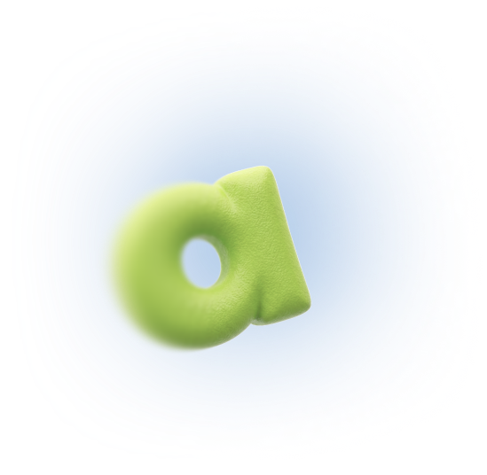 Mit Wix erstelltes 3D-Logo für eine moderne Website