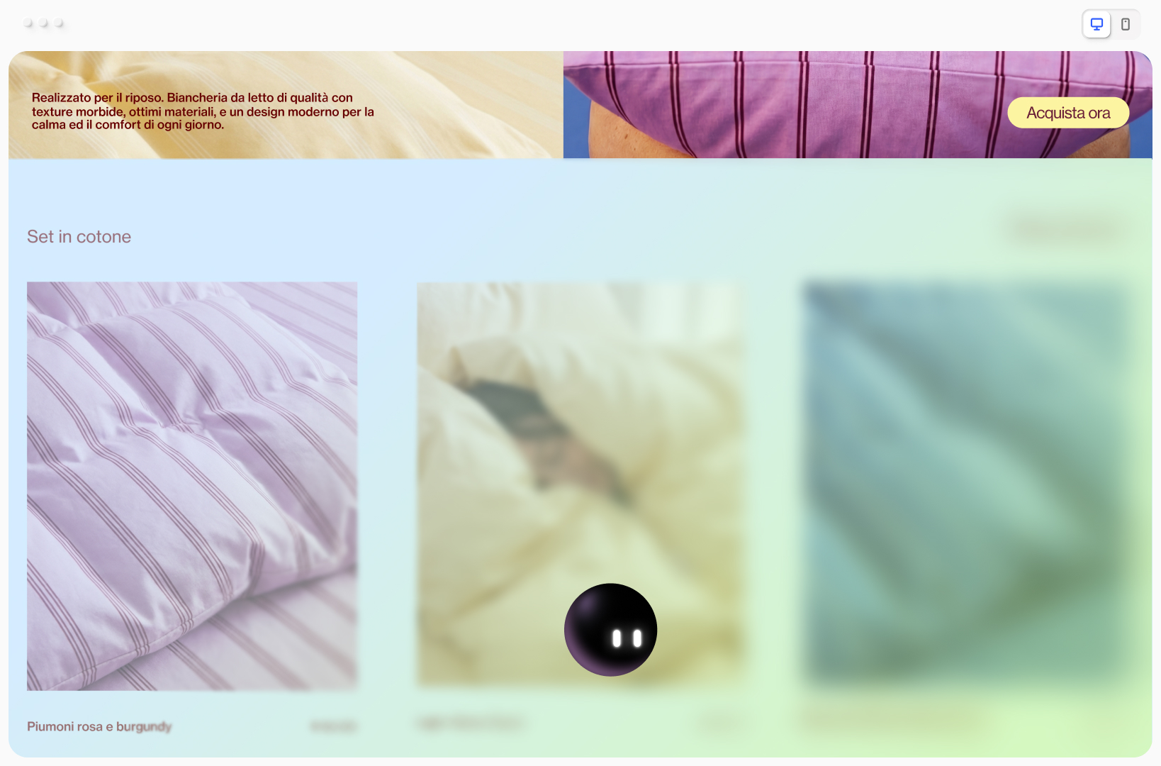 Una sezione “Più venduti” viene generata e aggiunta a una pagina del sito. 