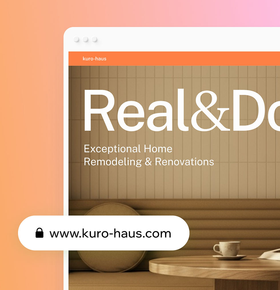 A domain website address for home remodeling and renovations website with emphasis on services offered.