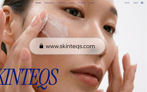 Website and domain for www.skinteqs.com
