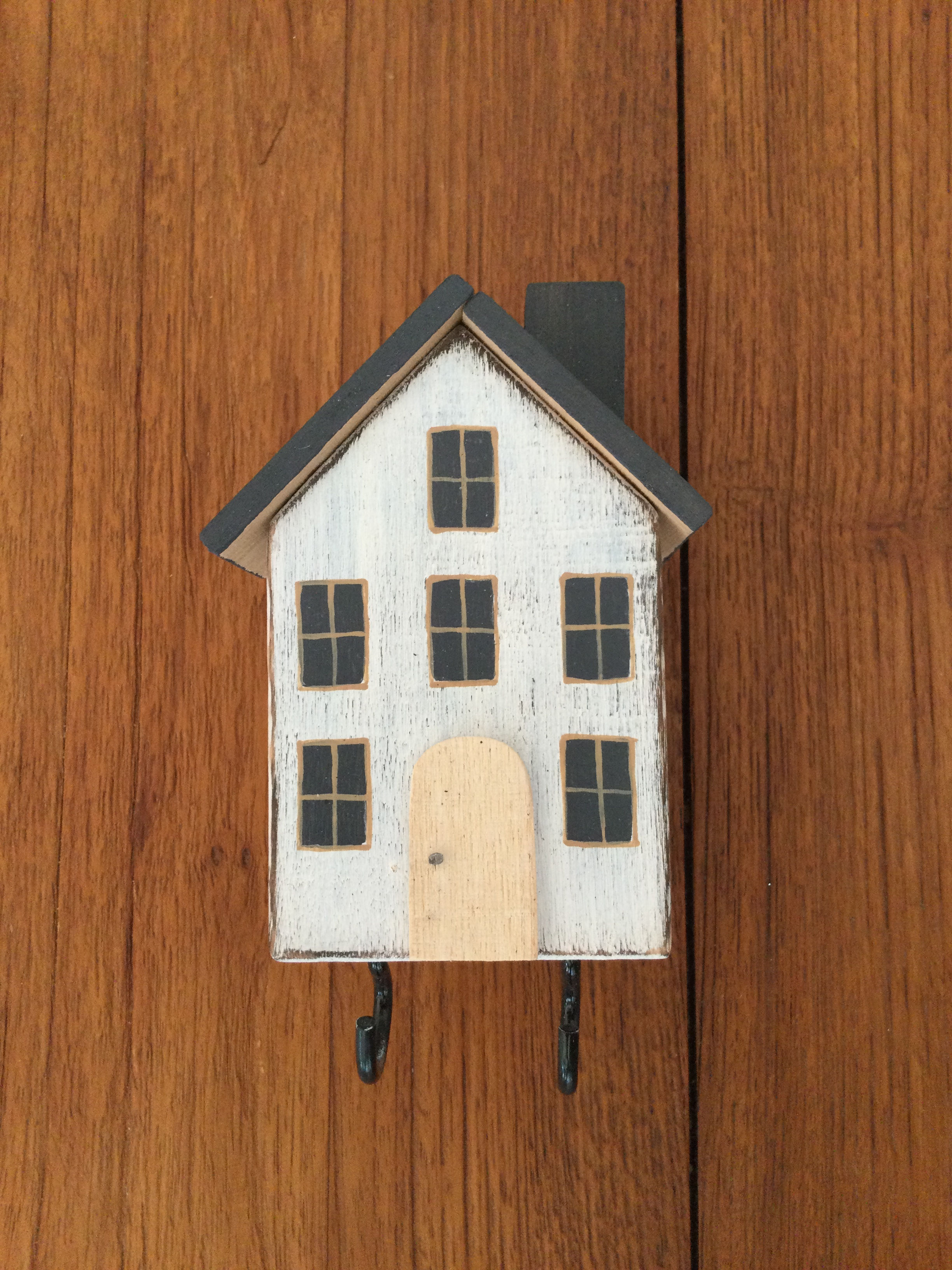 Schlüsselhaken aus Holz