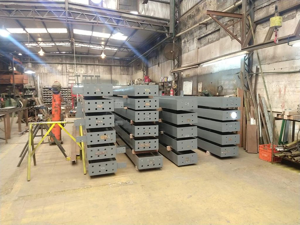 Columnas en producción.