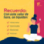 Recuerda los valores a liquidar